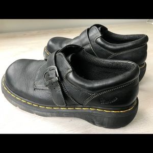 Dr. Marten Black Chunky Heel